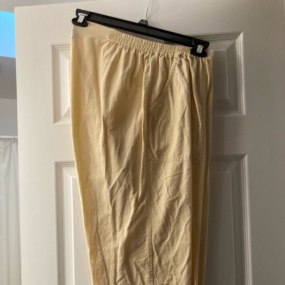 Yellow Capri pants
